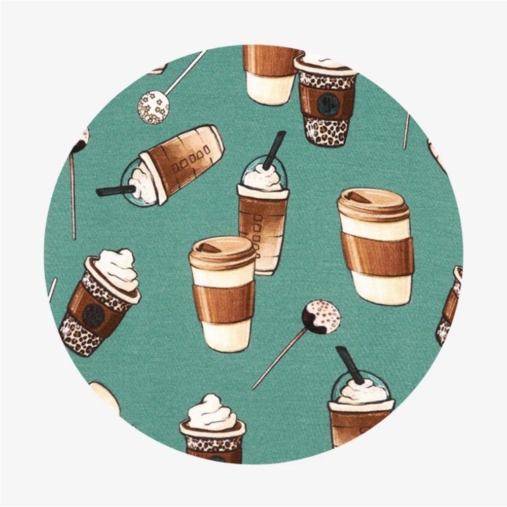Posh Peanut Morning Brew Dress Starbucks Coffee Style 2T - Picture 4 of 8